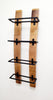 Reclaimed Oak Wood Wine Barrel Staves Wall Mounted Wine Rack - inthegardenandmore.com