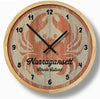 Red Crab Rustic Casual Wall Clock - customizable - inthegardenandmore.com