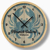 Red Crab Rustic Casual Wall Clock - customizable - inthegardenandmore.com