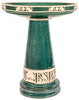 Replacement Birdbath Bowl Top for Jupiter Green High Gloss Glazed Ceramic Birdbath - inthegardenandmore.com