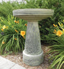 Replacement Birdbath Bowl Top for Purple Lavender Handcrafted Clay Birdbath - inthegardenandmore.com