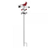 Ruby Throated Hummingbird Metal Weathervane Garden Stake - inthegardenandmore.com