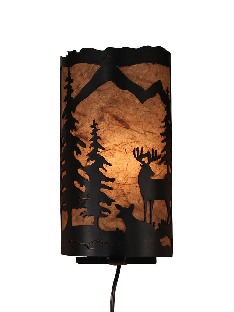 Rustic Cabin Panel Wall Sconce - inthegardenandmore.com