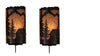 Rustic Elk Panel Wall Sconce - inthegardenandmore.com