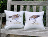 Sandpiper Embroidered Indoor Outdoor Pillows, Set of 2 - inthegardenandmore.com