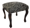 Serape Southwestern Cowhide Upholstered Stool - inthegardenandmore.com