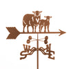 Sheep and Baby Lamb Rain Gauge Garden Stake Weathervane - inthegardenandmore.com