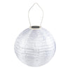 Soji Original 12" Round Solar Lantern - White - inthegardenandmore.com