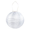 Soji Original 12" Round Solar Lantern - White - inthegardenandmore.com