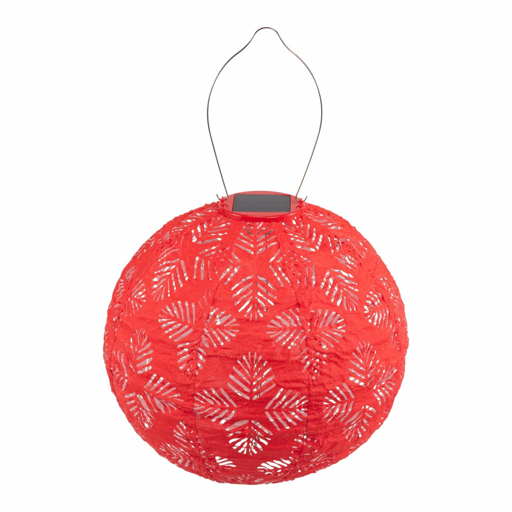 Soji Stella - Brights Geo Palm - 12" Solar Lantern - inthegardenandmore.com