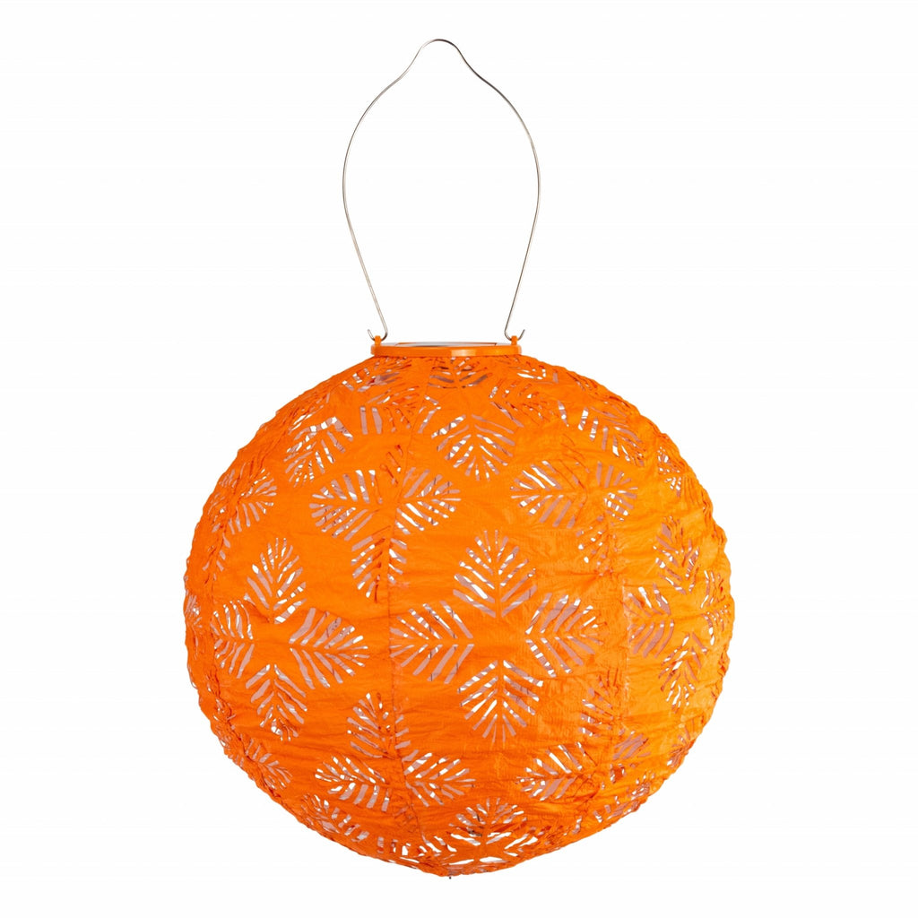 Soji Stella - Brights Geo Palm - 12" Solar Lantern - inthegardenandmore.com