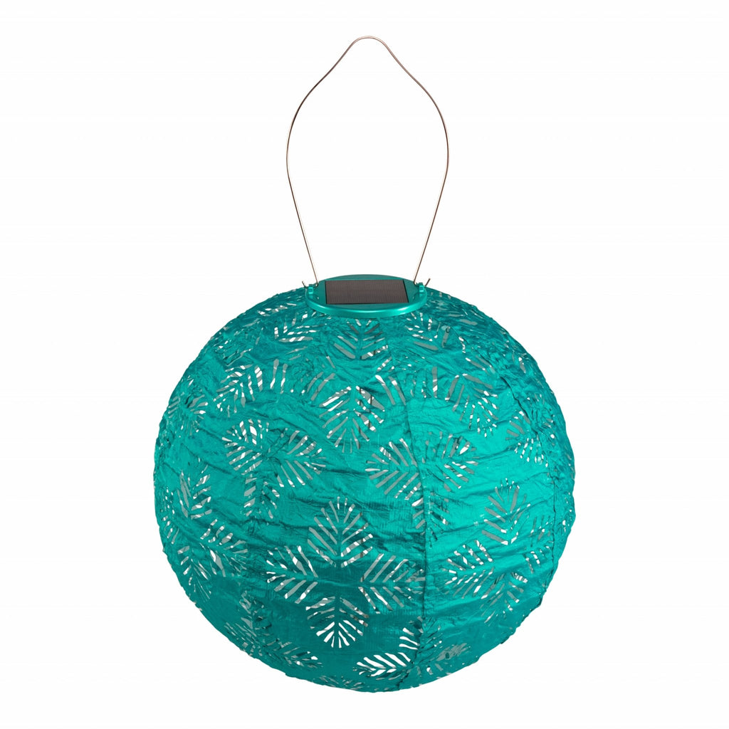 Soji Stella - Brights Geo Palm - 12" Solar Lantern - inthegardenandmore.com