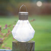 Solar LED Handblown Glass Lanterns - inthegardenandmore.com