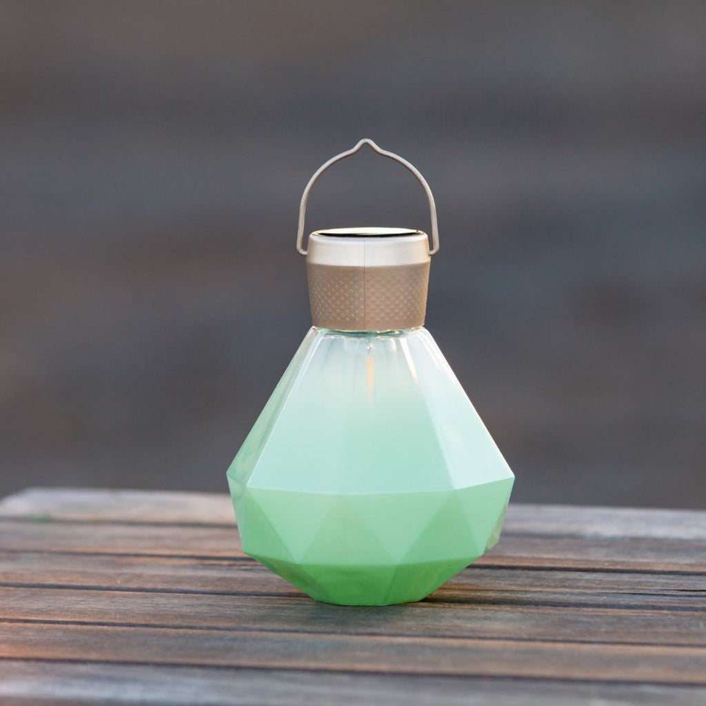 Solar LED Handblown Glass Lanterns - inthegardenandmore.com