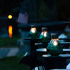 Solar LED Handblown Glass Lanterns - inthegardenandmore.com