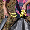 Shown carry handles to pull the tarp anywhere you need it to go. Super Duty Leaf Clean Up Canvas Tarp With Carrying Handles - inthegardenandmore.com