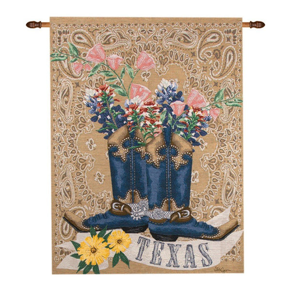 Texas Bluebonnet Tapestry Wall Hanging - inthegardenandmore.com