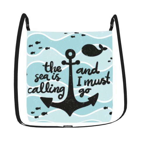 The Sea Is Calling And I Must Go Reversible Indoor Outdoor Pillow – 18” (Set of 2) - inthegardenandmore.com