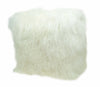 Tibetan/Mongolian Lamb Fur Pouf Ottoman – 18” - inthegardenandmore.com