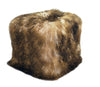 Tibetan/Mongolian Lamb Fur Pouf Ottoman – 18” - inthegardenandmore.com