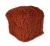 Tibetan/Mongolian Lamb Fur Pouf Ottoman – 18” - inthegardenandmore.com