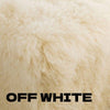 Our Off White Tibetan/Mongolian Lamb Fur Throw Pillow – 20”