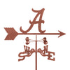 University of Alabama Crimson Tide Collegiate Rain Gauge Garden Stake Weathervane - inthegardenandmore.com