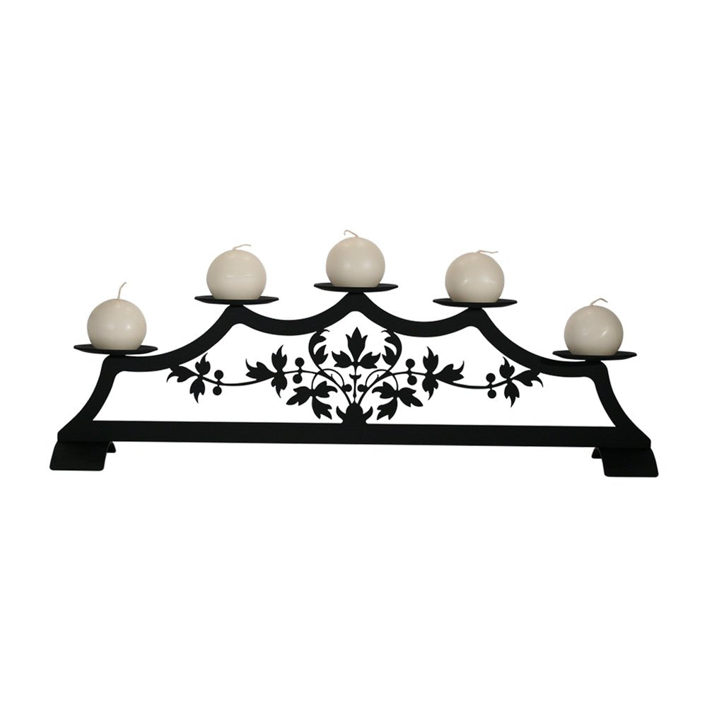 Victorian Floral Rustic Fireplace Candle Holder - inthegardenandmore.com