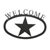 Welcome Sign With Texas Star Silhouette - inthegardenandmore.com