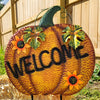 Welcome to Fall Pumpkin with Sunflowers Yard Art - inthegardenandmore.com