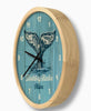 Whale Tail Rustic Casual Wall Clock - customizable - inthegardenandmore.com