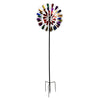 Zestful Zinnia Kinetic Wind Spinner - inthegardenandmore.com