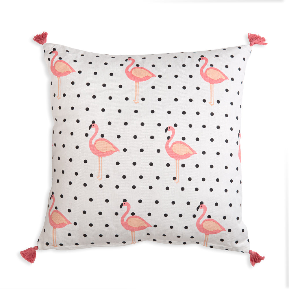 Black and white discount polka dot throw pillows